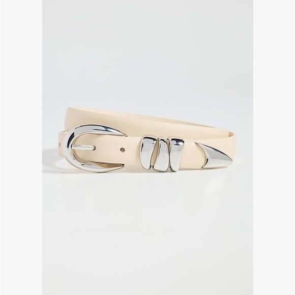 Madewell Ecru Triple Medal Keeper Belt - Picture 2 of 5